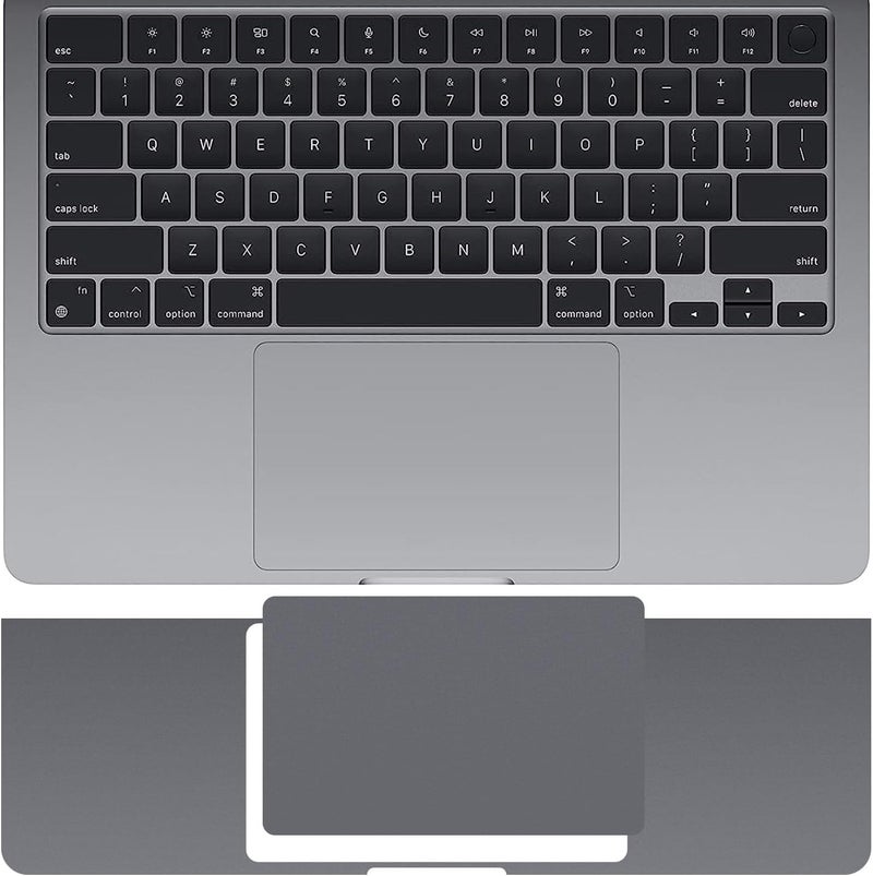 CaseBuy Palm Rest Protector Skin Cover for 2024 2023 2022 2021 MacBook Pro 14 inch M4 M3 M2 M1 Pro/Max A3401 A3112 A3185 A2918 A2992 A2779 A2442 with Touch ID Anti-Scratch Protector -Space Grey - Image 1